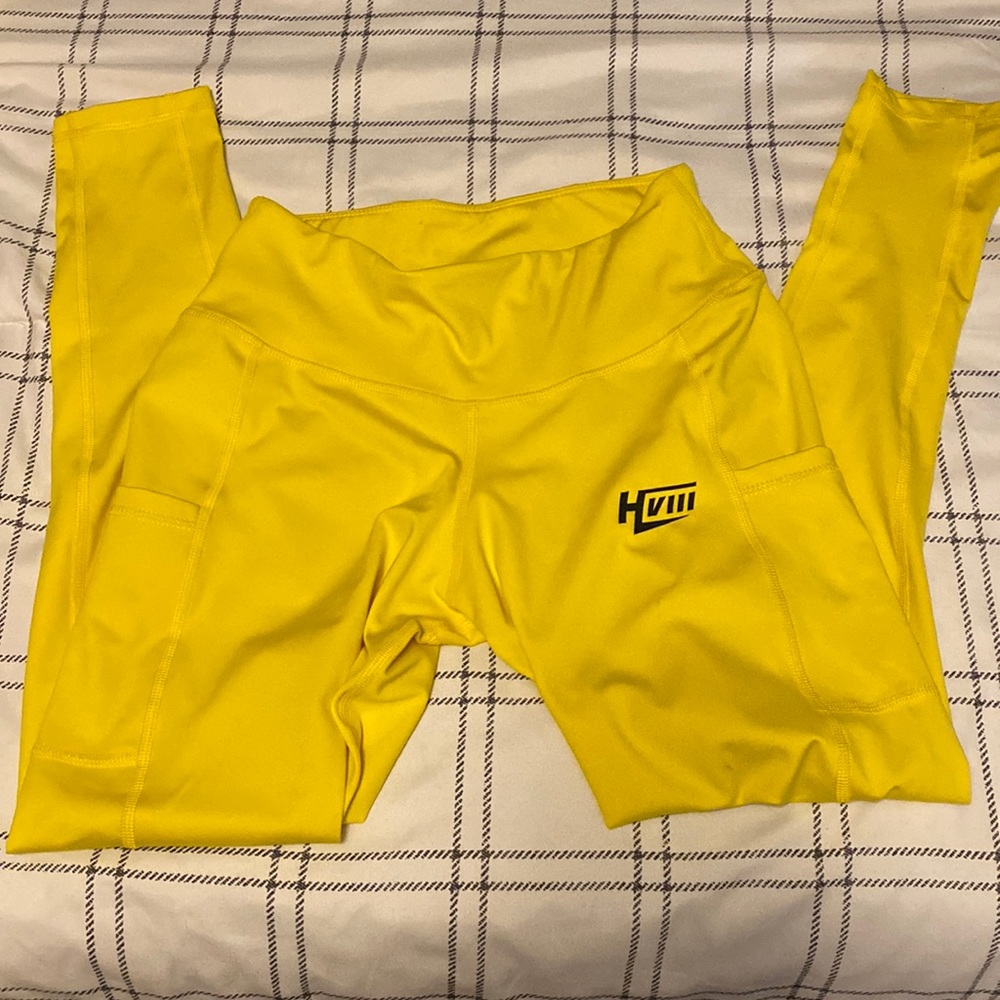 Brand new HVIII yellow capris
